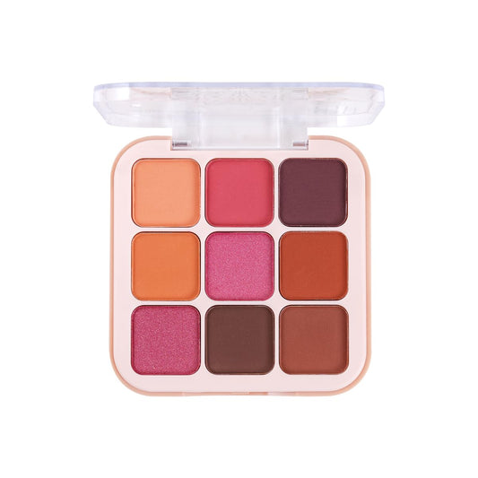 Shryoan Long Lasting My Eyes Up Matte & Shimmer Eyeshadow Palette| Matte Finish| Highly Pigmented| Smudge Proof (Multicolor) (18 Gram) (Shade 03)