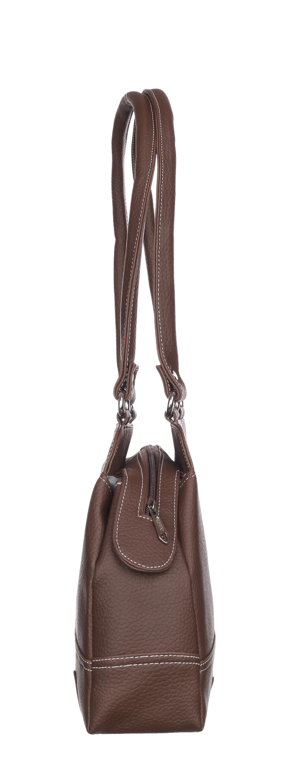 Fostelo Women's Feathers Satchel Tote Handbag for Women | Tote Bag for Work | Ladies Purse | Stylish Shoulder Bag | Gift For Women | Brown