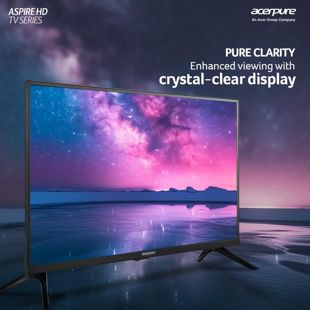 Acerpure 80 cm (32 inch) Aspire Series HD LED Smart Google TV AP32HG41AASPD Model (Black)