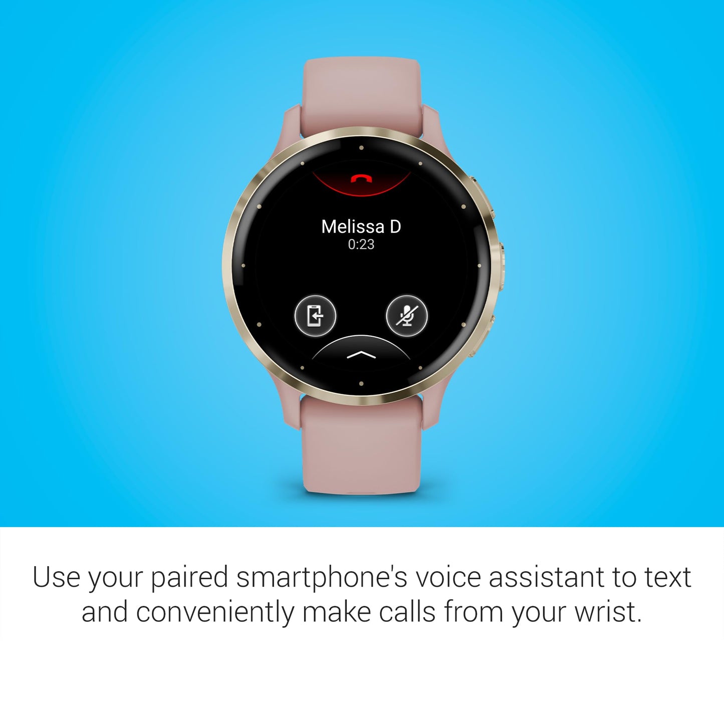 Garmin Venu 3S, GPS Smartwatch AMOLED Display 41 mm Watch, Advanced Health and Fitness Features, Up to 14 Days of Battery, Wheelchair Mode | GPS, WI-FI | GPS, WI-FI, DUST Rose + Soft Gold