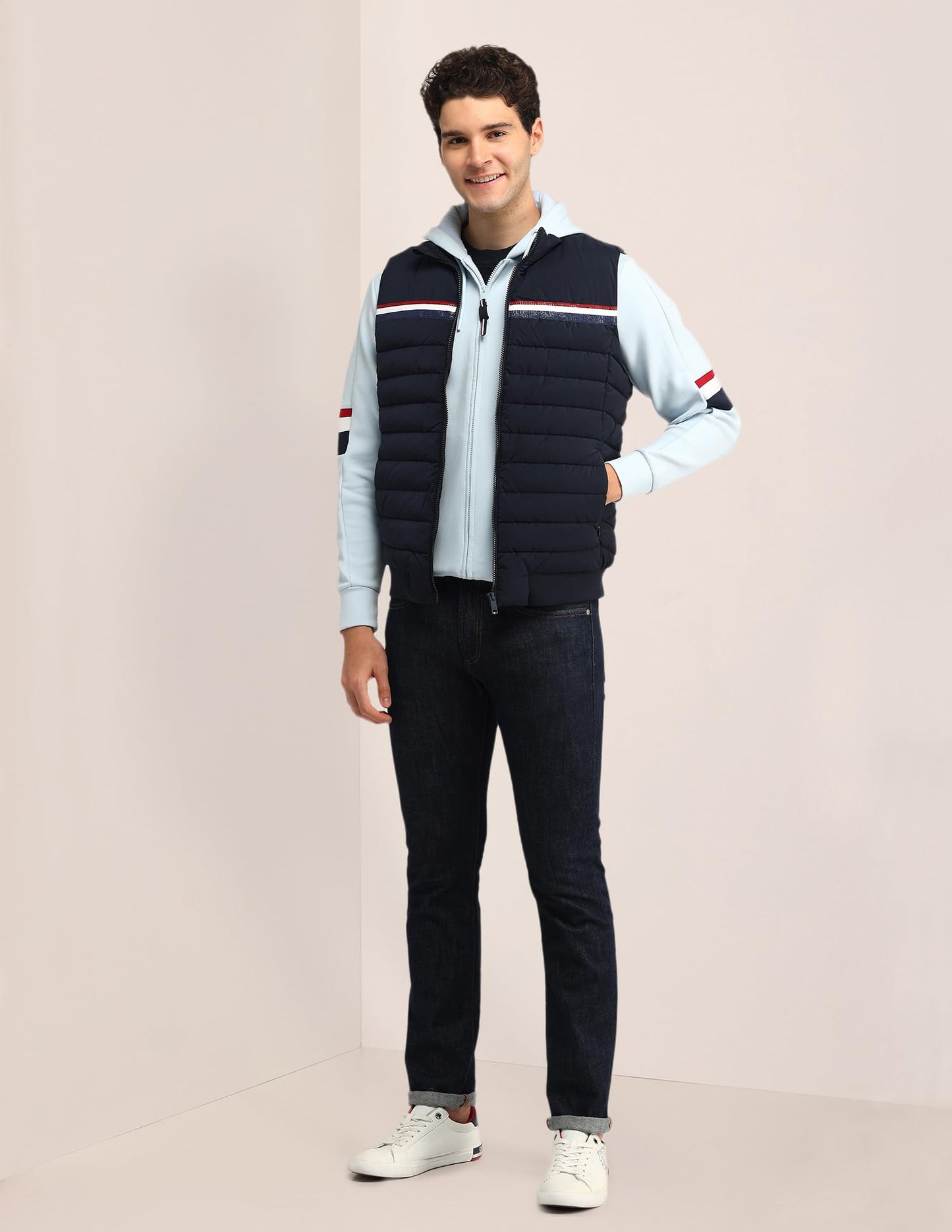 U.S. POLO ASSN. Men's A-Line Coat (USJCK524_Blue