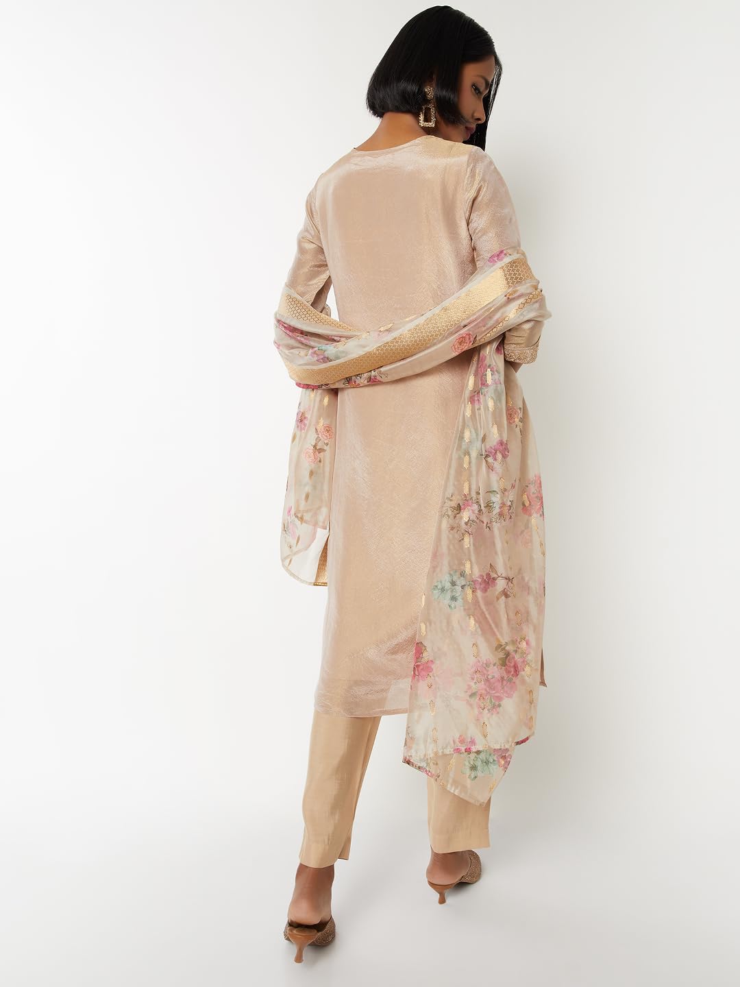 Max Women's Cotton Blend Kurta Set