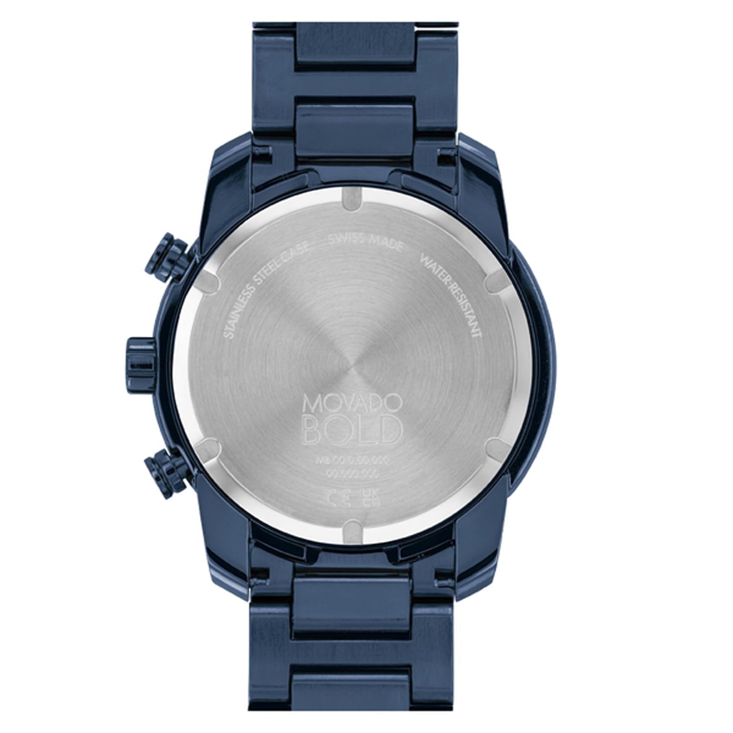 Movado Bold Chronograph Blue Round Dial Men's Watch - 3600868