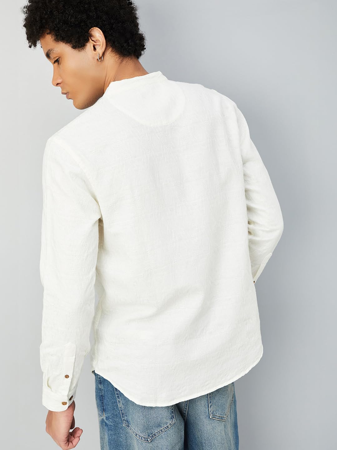 Max Men's Cotton Regular Kurta (FUCSTSS2512JQ_Beige