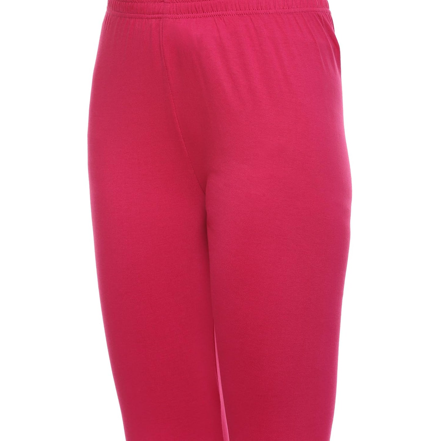 BIBA Women Cotton Blend Printed Anarkali Salwar Kurta Dupatta(Skdgold Mur9143_Fuchsia_42), Pink