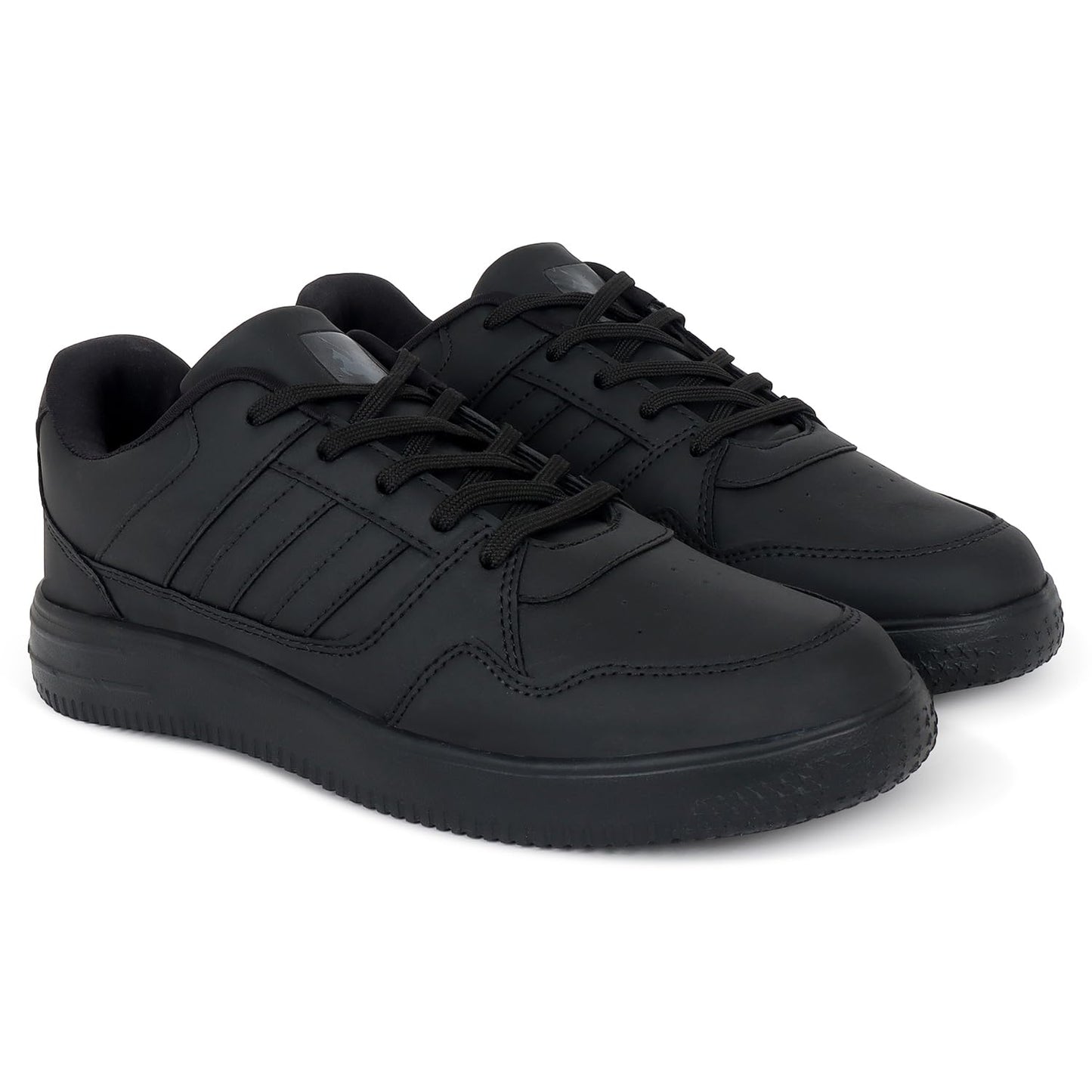 Cantabil Casual Sneaker Shoes for Men Black (MFTW00053A_Black_7)