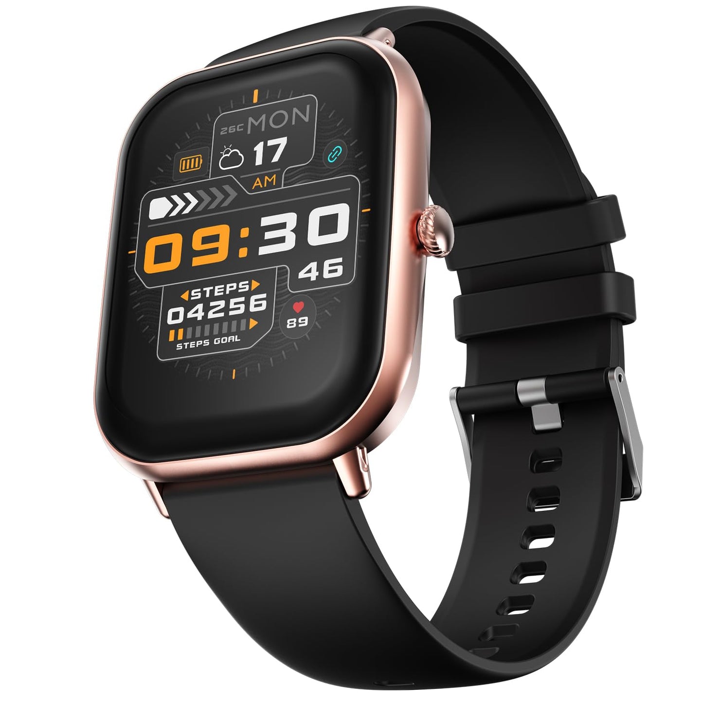 Fire-Boltt Ninja Call Pro Max Smart Watch 2.01” HD Display, Bluetooth Calling, AI Voice Assistant, 120 Sports Modes, IP67 Waterproof, SpO2 Monitor, Smart Watch for Man & Woman- G Black