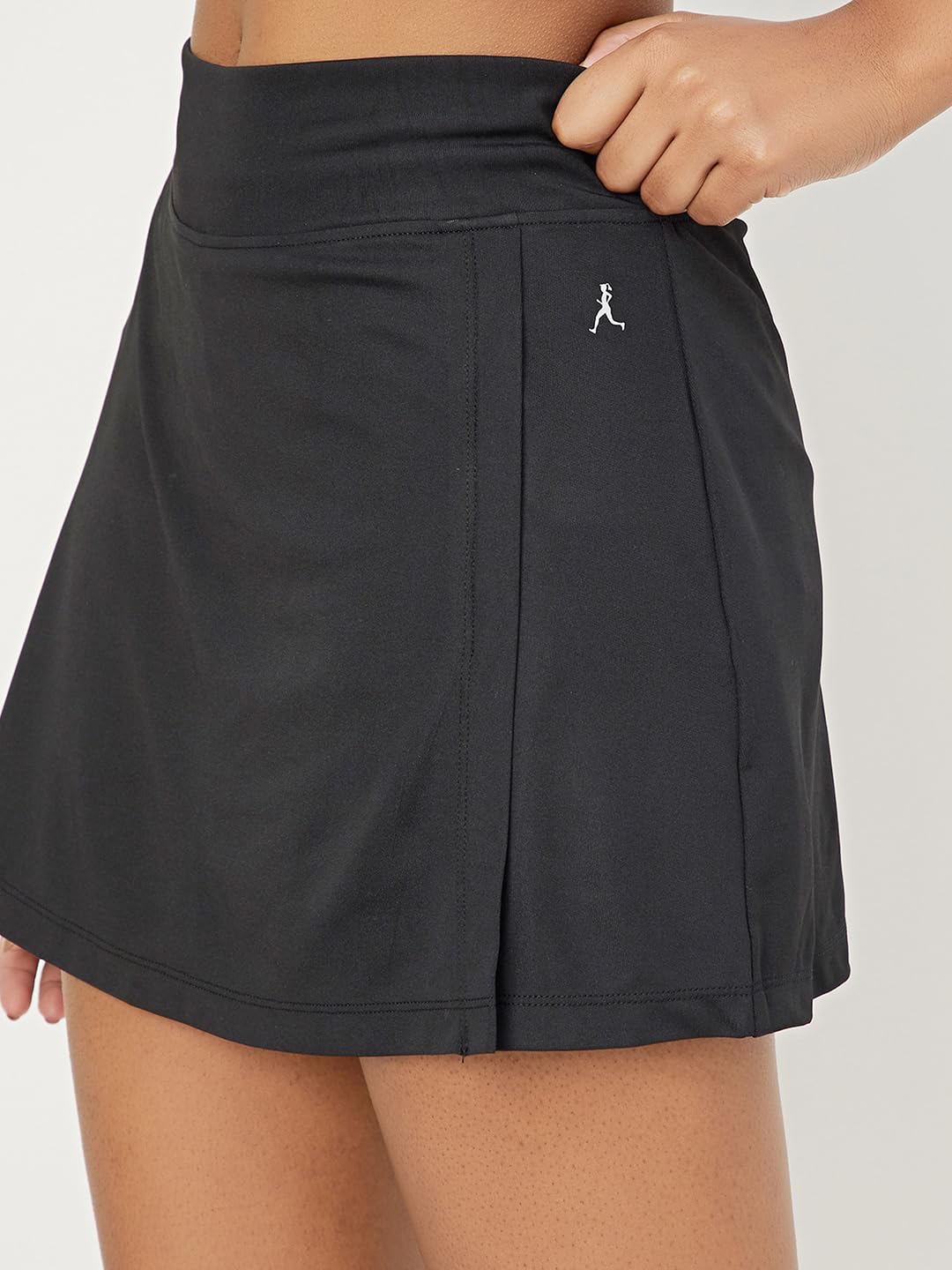 Max Polyester Blend Western Skirt Black