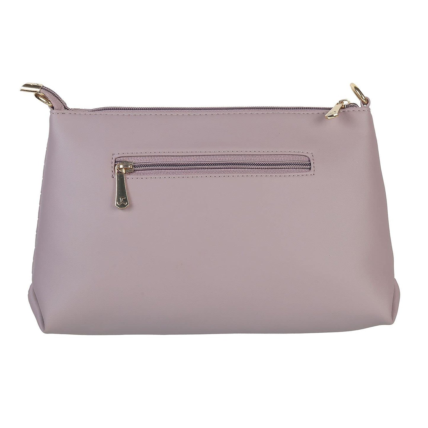 Mochi Womens Synthetic Purple Zip Top Sling (One Size)