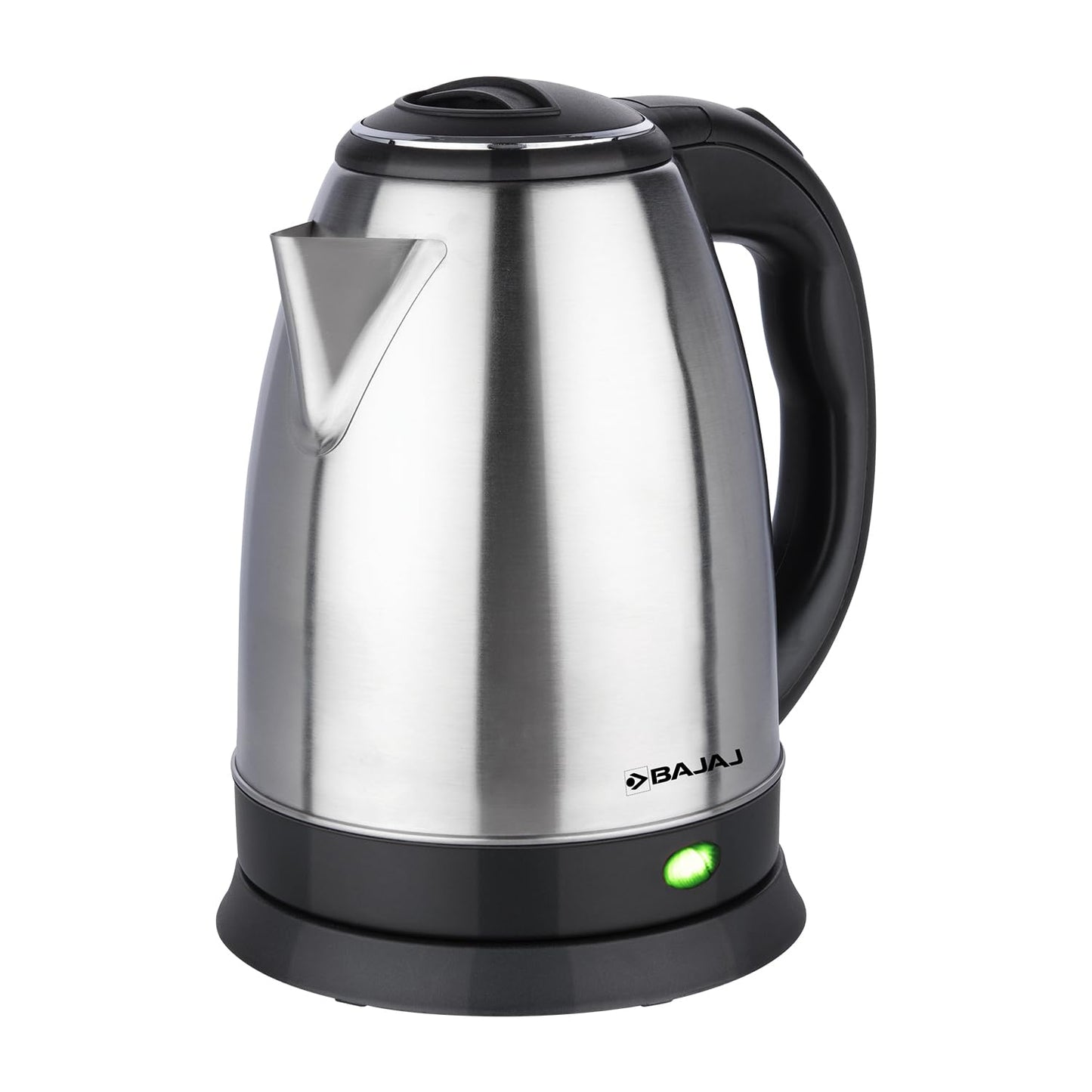Bajaj KTX 1.8 Litre DLX Electric Kettle | 1350 Watts Kettle with Stainless Steel Body | Cordless Operation | Auto Shut-off Mechanism | 2-Yr Warranty 【Black】