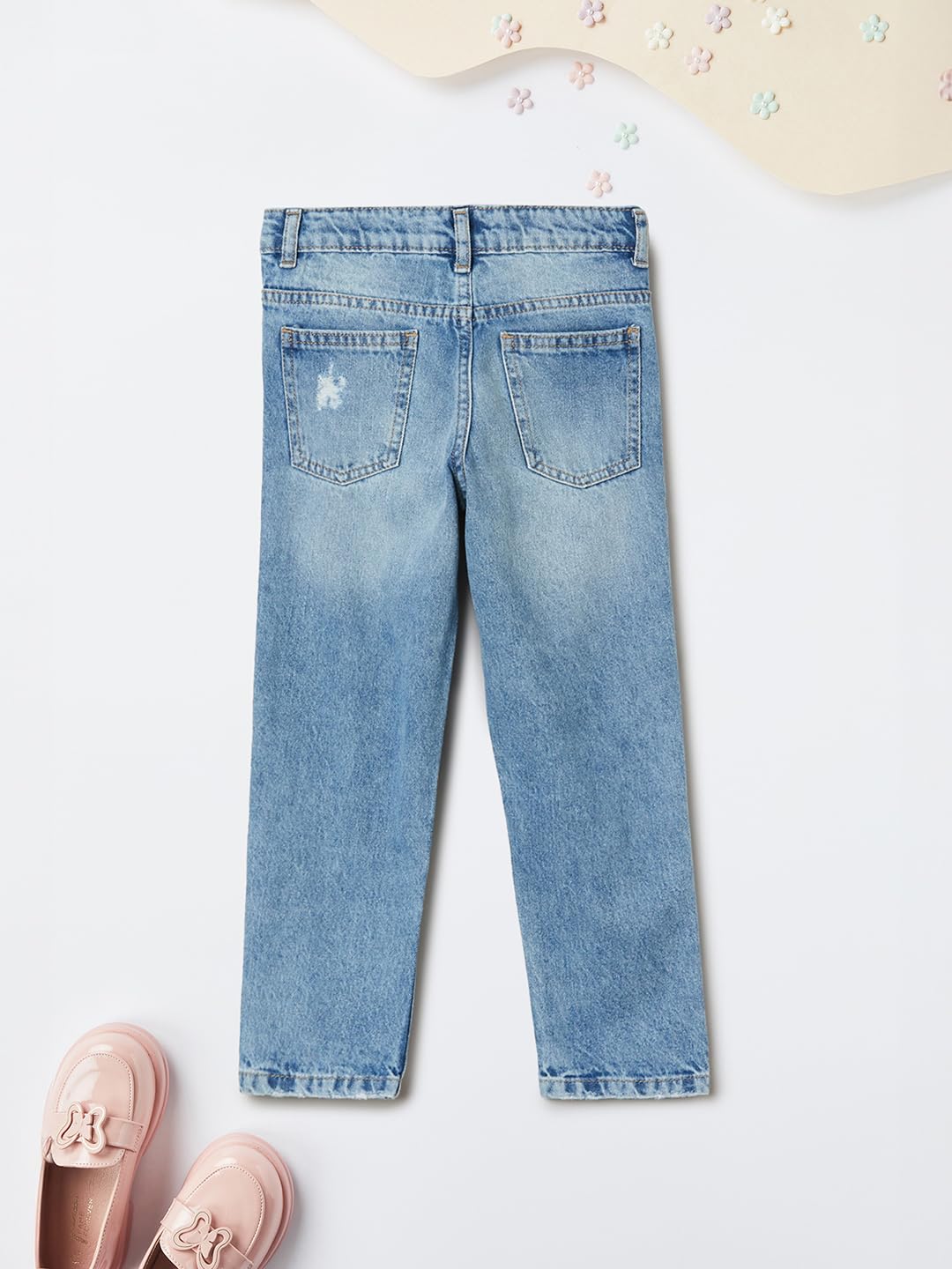 Max Girl's Regular Jeans