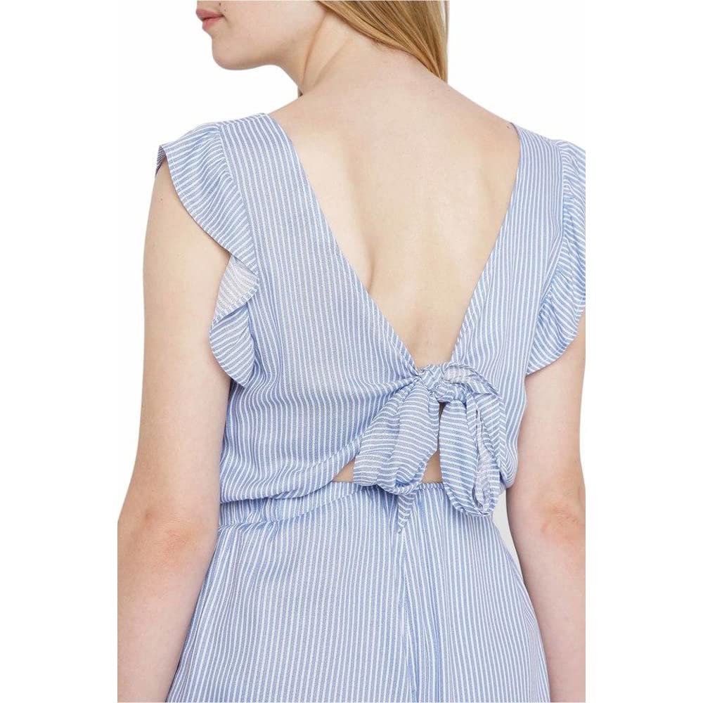 Vero Moda Women's Rayon Fit and Flare Midi Dress (10273437- White_M)