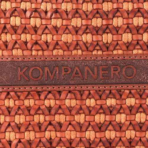 KOMPANERO Genuine Leather Women's Wallet (C-14161-COGNAC)