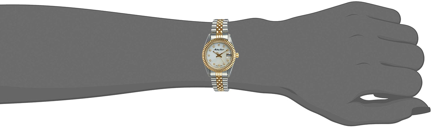 Mathey-Tissot Analog Mother of Pearl Dial Women's Watch-D710BI