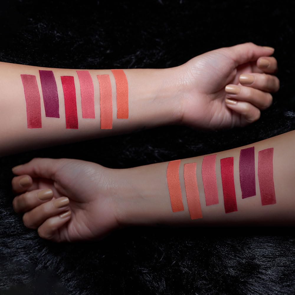 RENEE Prime Matte Lipstick - Velvet Mauve, Lightweight & Long-Lasting Formula, Creamy Matte Finish, One Swipe Application, Non-Drying, Vitamin E Infused, 4.5Gm