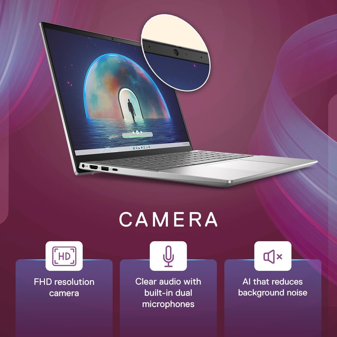 Dell Inspiron 5430 Laptop, Intel Core i5-1335U Processor/ 8GB/ 512GB SSD/ 14.0" (35.56cm) FHD+ Comfort View/Backlit KB/Windows 11+MSO'21/15 Month McAfee/Platinum Silver, Thunderbolt 4.0 Port,1.59kg