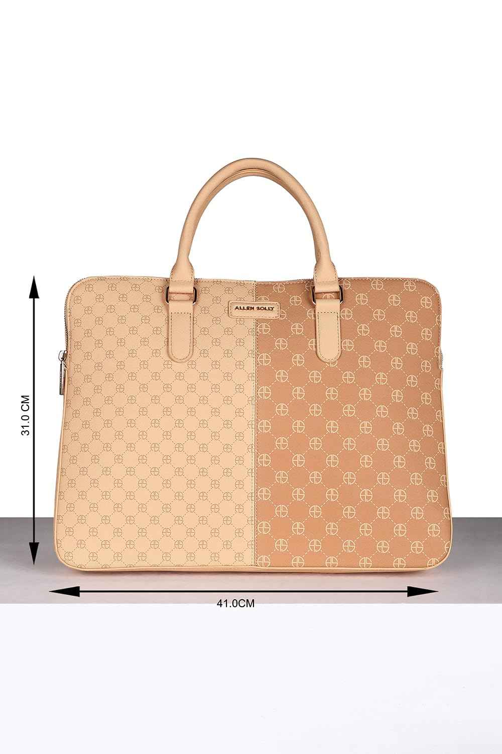 Allen Solly Women Beige Casual Laptop Bag