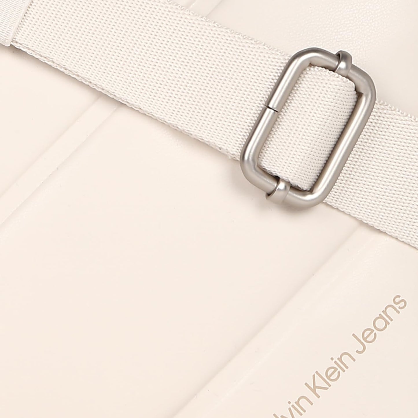 Calvin Klein Women's PU Solid Beige Camera Bag