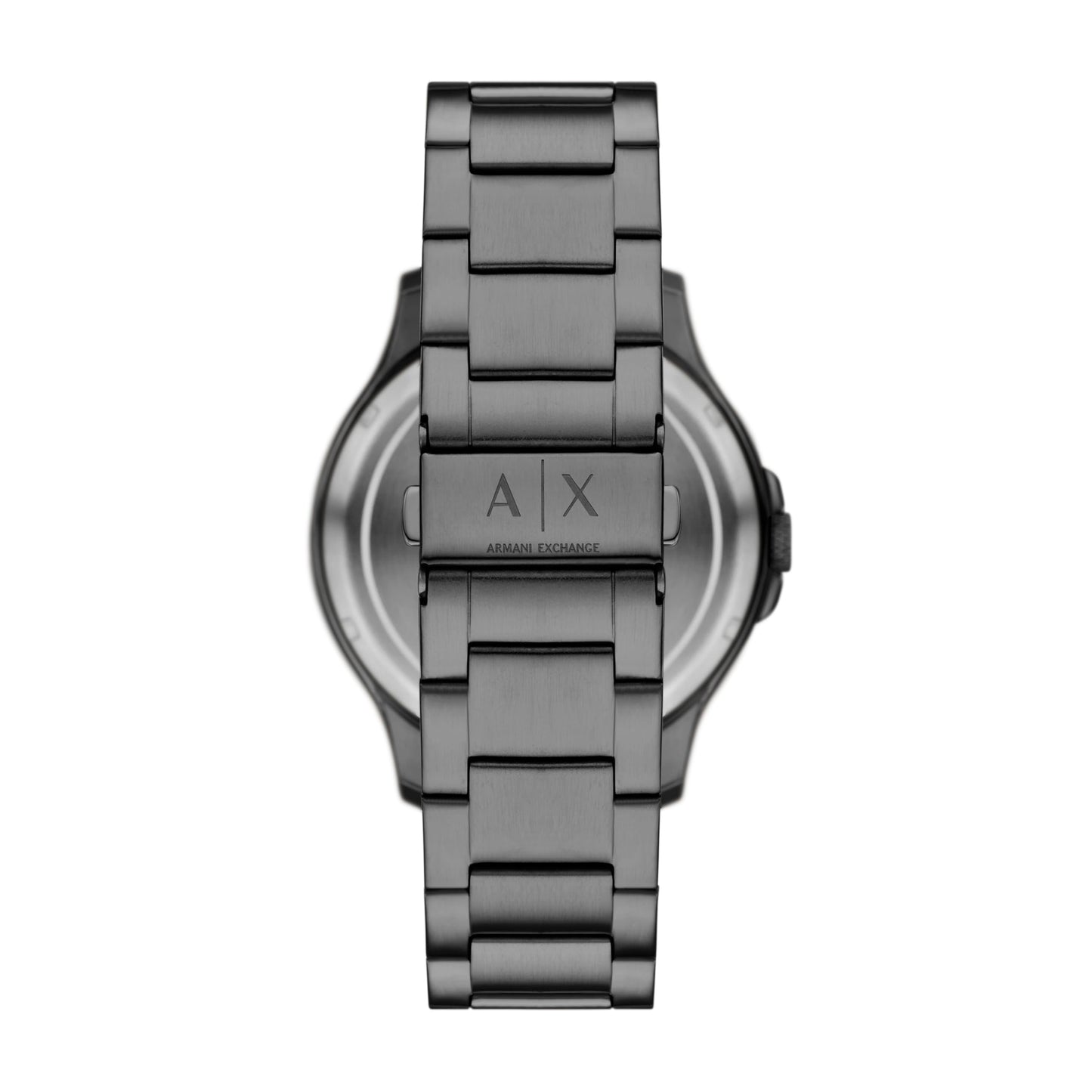 Armani Exchange Stainless Steel Analog Black Dial Men's Watch-Ax2458, Band Color:Gray