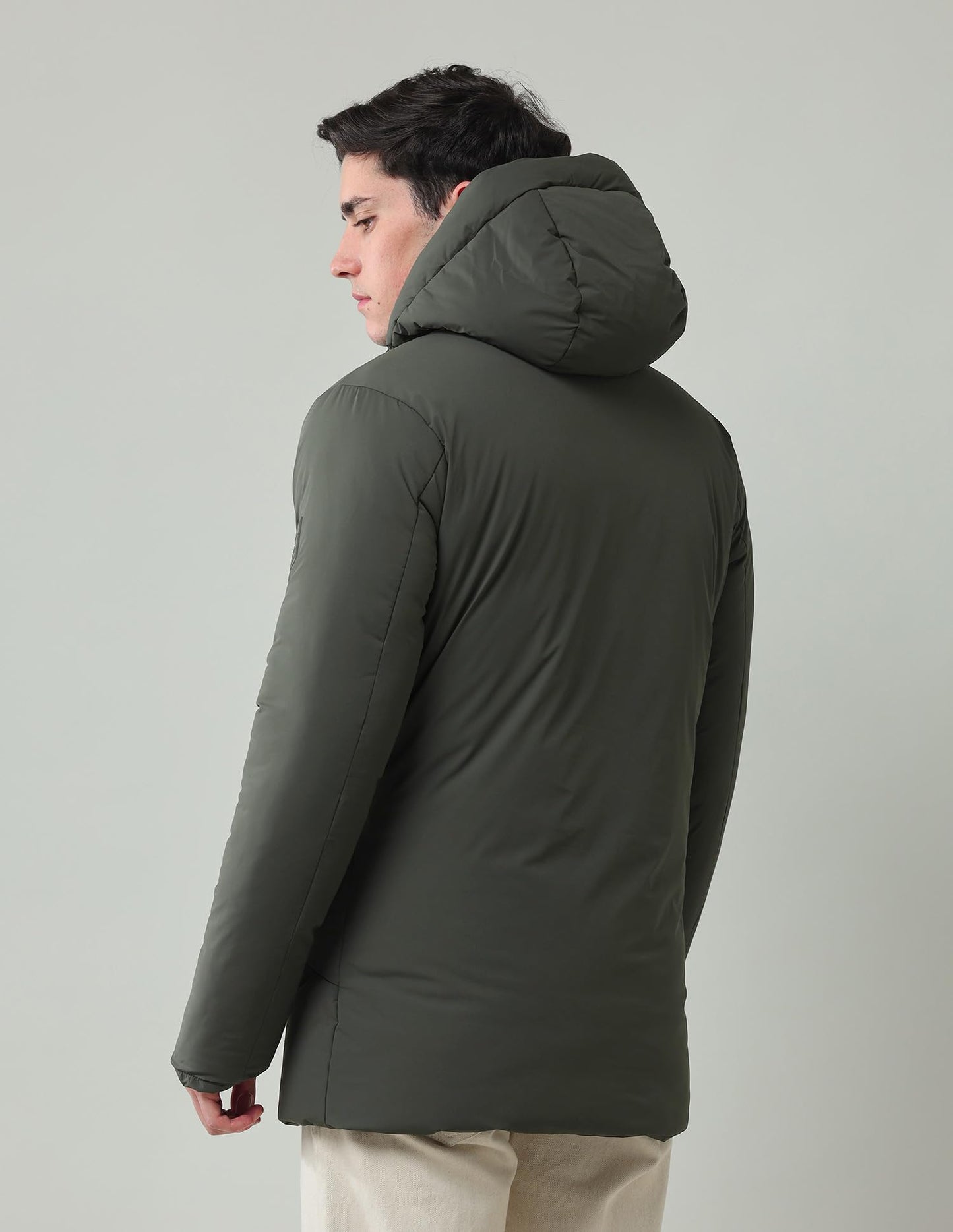 Arrow Sports Men's A-Line Coat (ASAIJK4811_Olive