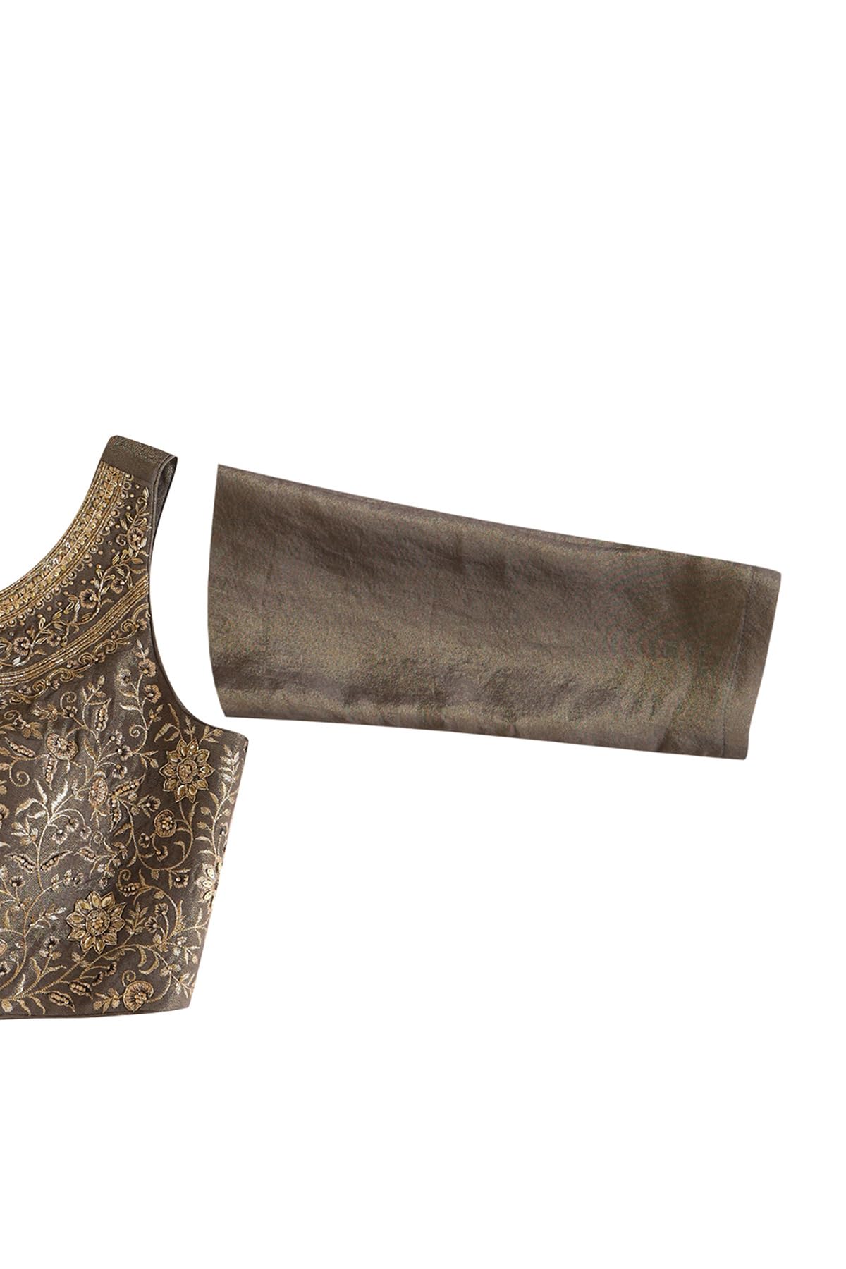 Soch Women's Viscose Lehenga Choli (OWS5CD21804_Grey_M)