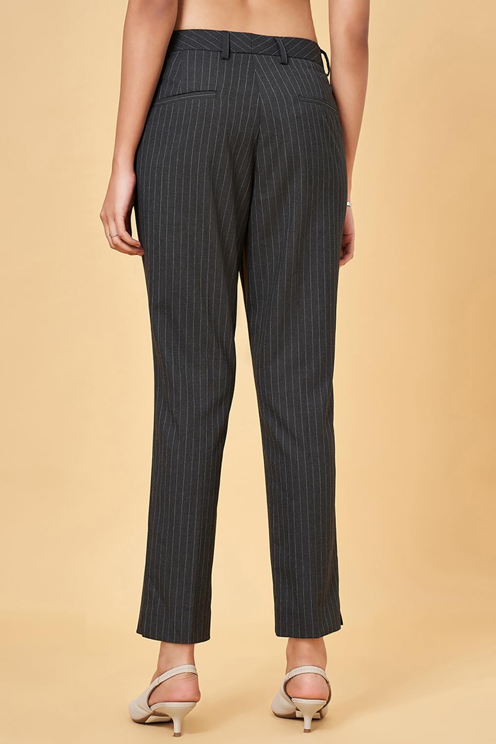 Annabelle Women's Slim Fit Black Pants,Blackened Pearl-26