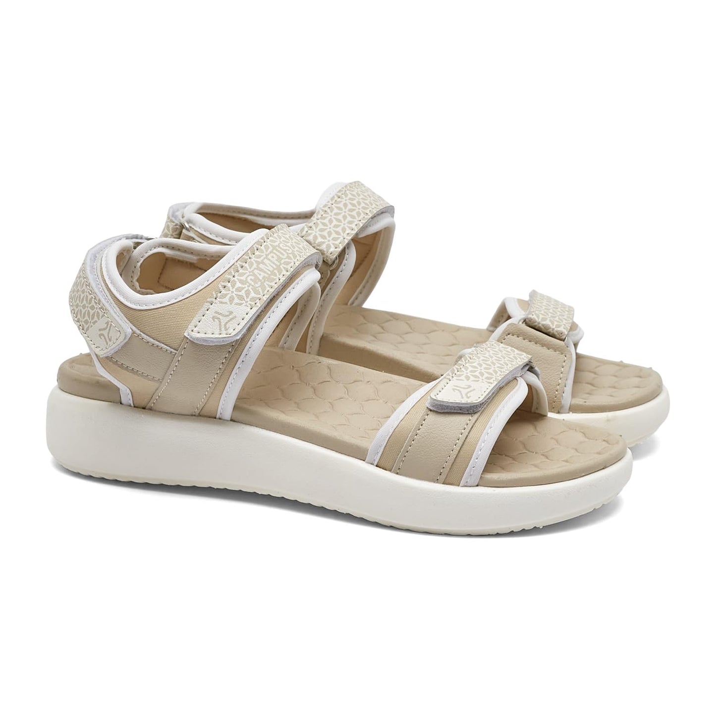 Campus Women's GC-22181L L.BEIGE/OFF WHITE Sandal - 6UK/India 1 Pair