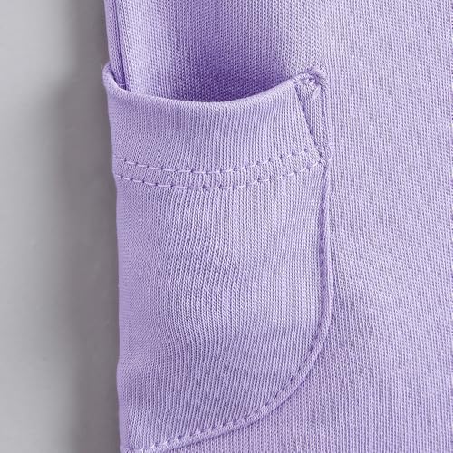 Hopscotch Girls Multi Short Sleeves 2-Pc Unicorn Cotton Overall Set For Ages(0-3 Months)