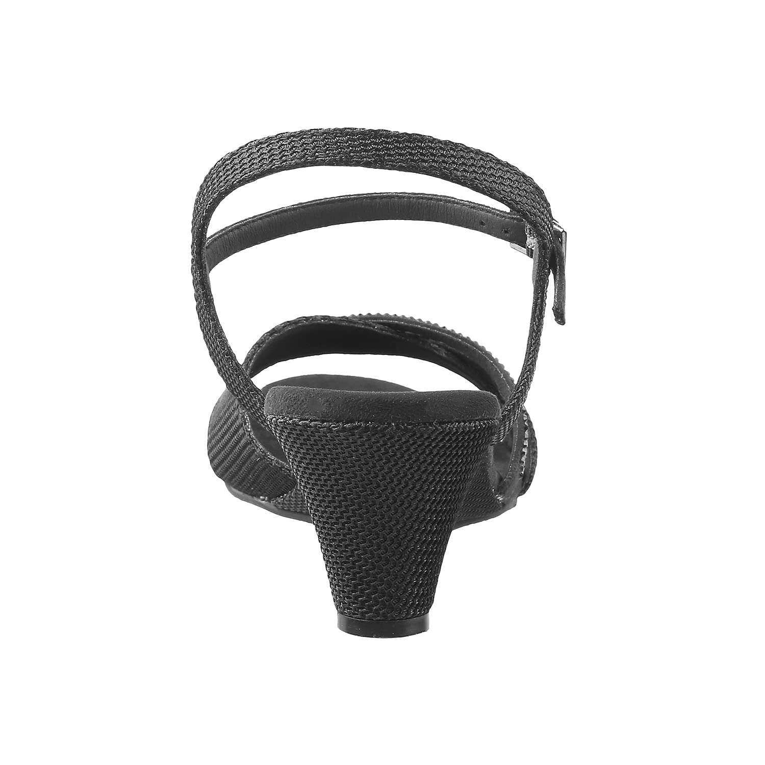 Metro Womens Synthetic Black Sandals - SaumyasStore