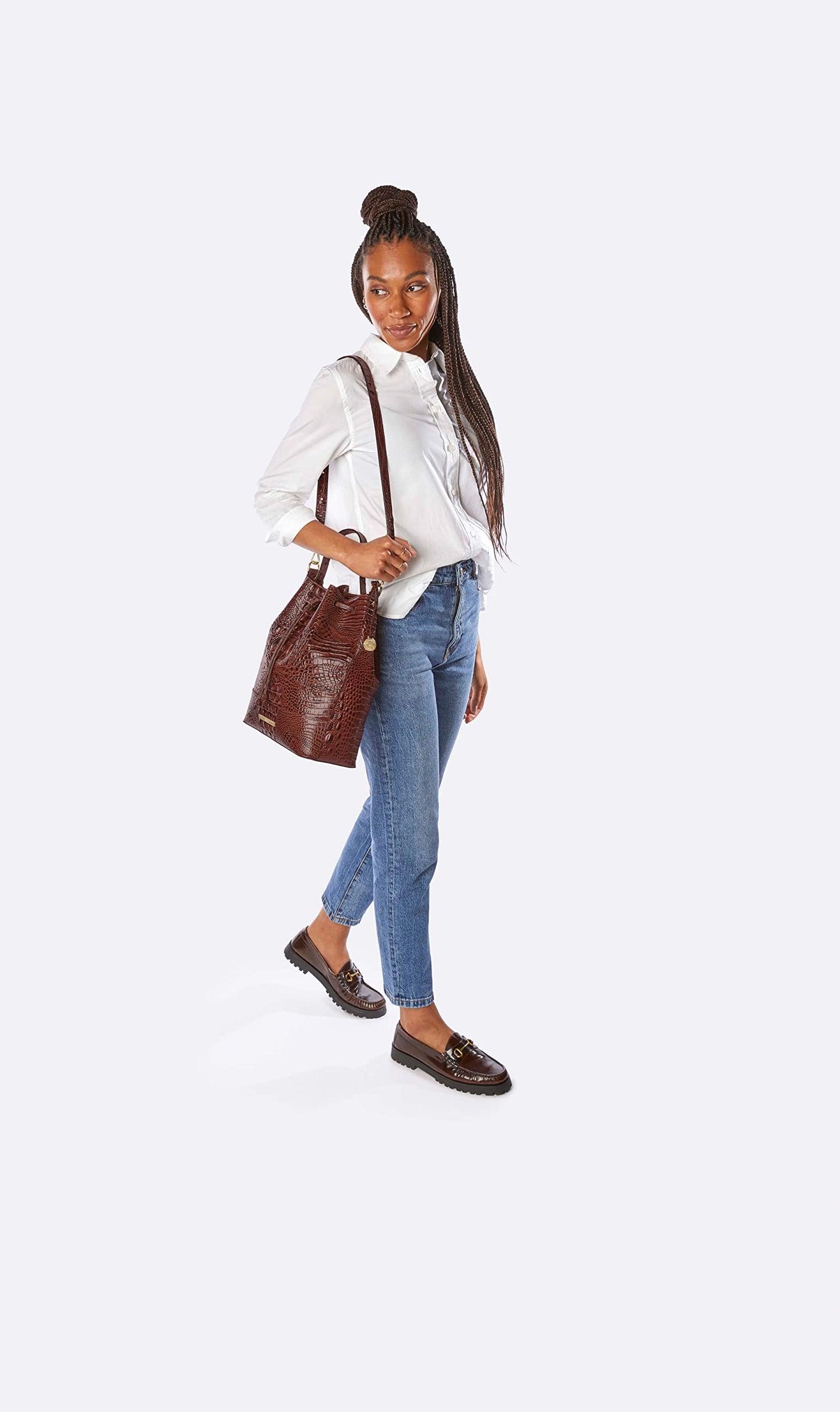 BRAHMIN Black Melbourne Marlowe, Black