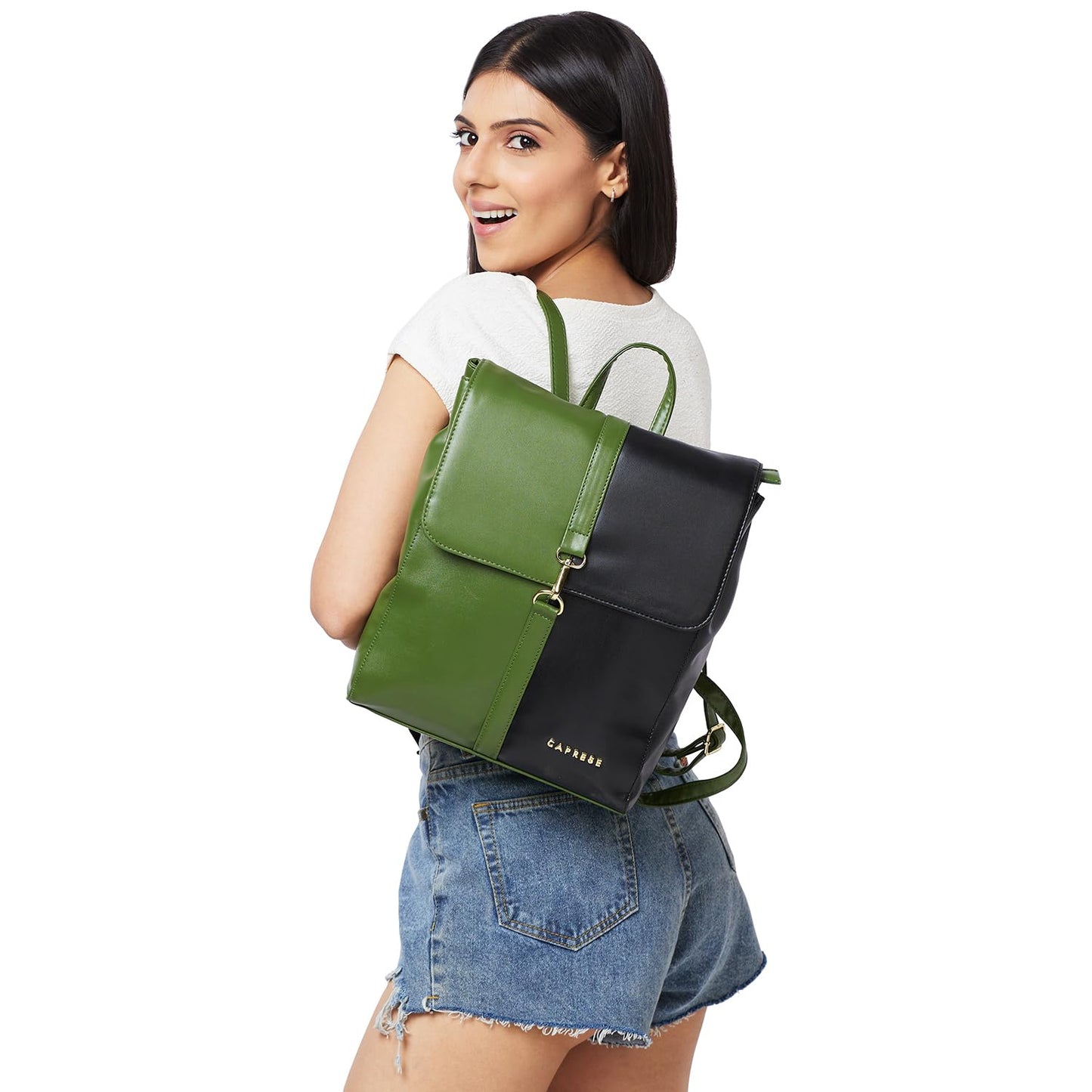 Caprese Lizzy Backpack Medium Olive