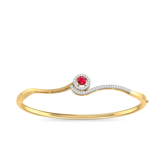 PC Jeweller 18k (750) Yellow Gold and Diamond Bracelet for Women