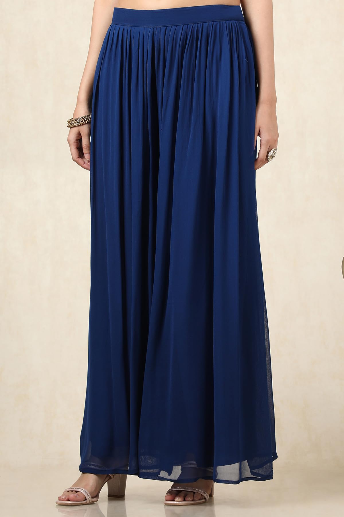 Soch Women's Brocade Salwar Suit Set (OWS5CD21594_Blue