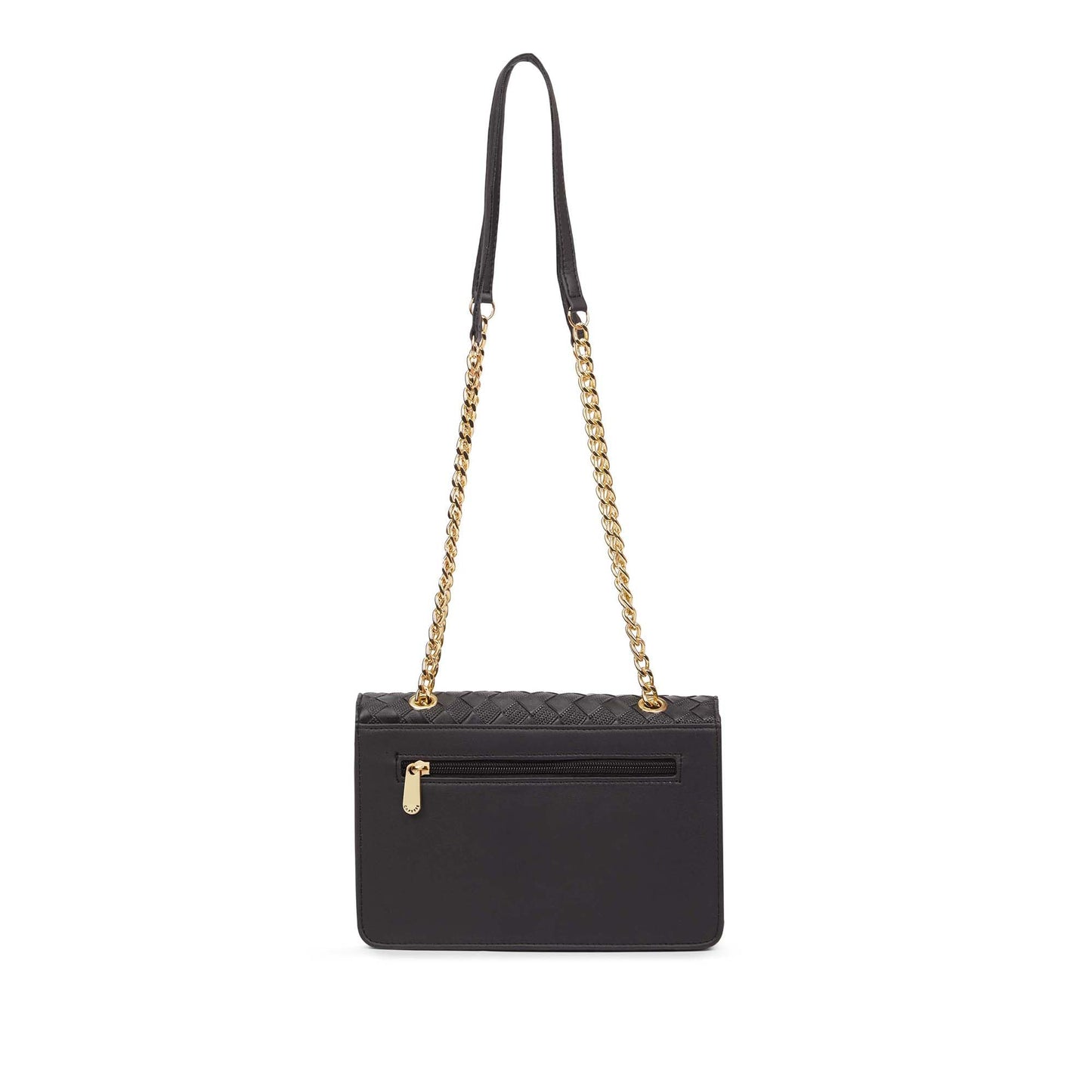 Caprese Alpine Medium Sling Bag for Women with Adjustable Strap for Comfortable Wear | Magnetic Button Closure | Versatile Handbag for Everyday Use, Travel, and Special Occasions (Black)