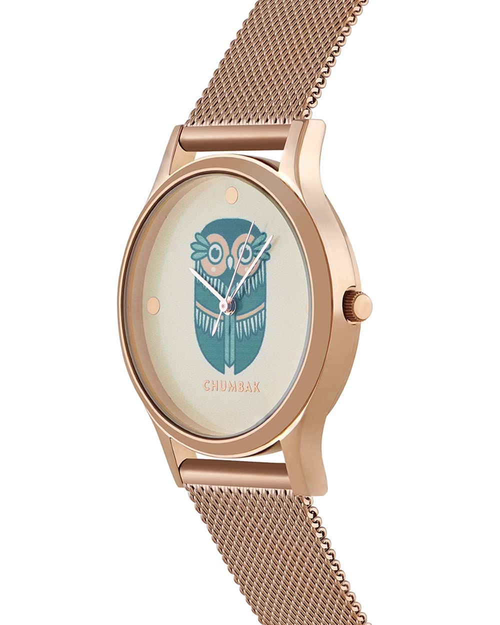 TEAL BY CHUMBAK Round Dial Analog Hand Watch for Women, Gifts for Women/Girls/Ladies, Stylish Fashion Watch for Casual/Work