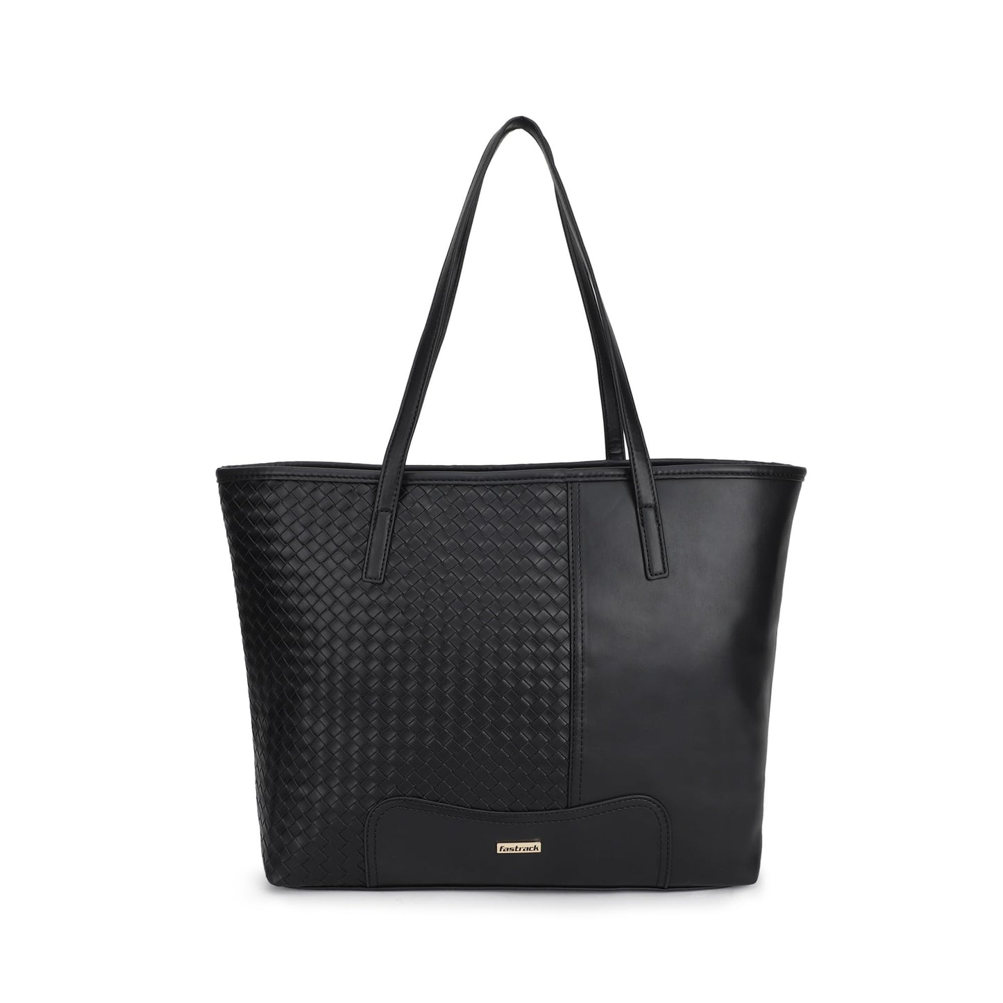 Fastrack faux Leather Tote for Womens, Ladies and Girls | Luxurious Pebbled Finish | Trendy and Stylish Tote Bag