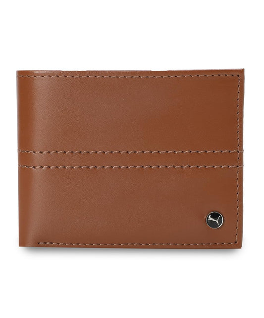 Puma, Unisex-Adult, Script Logo Wallet, Desert Tan, (9216601)