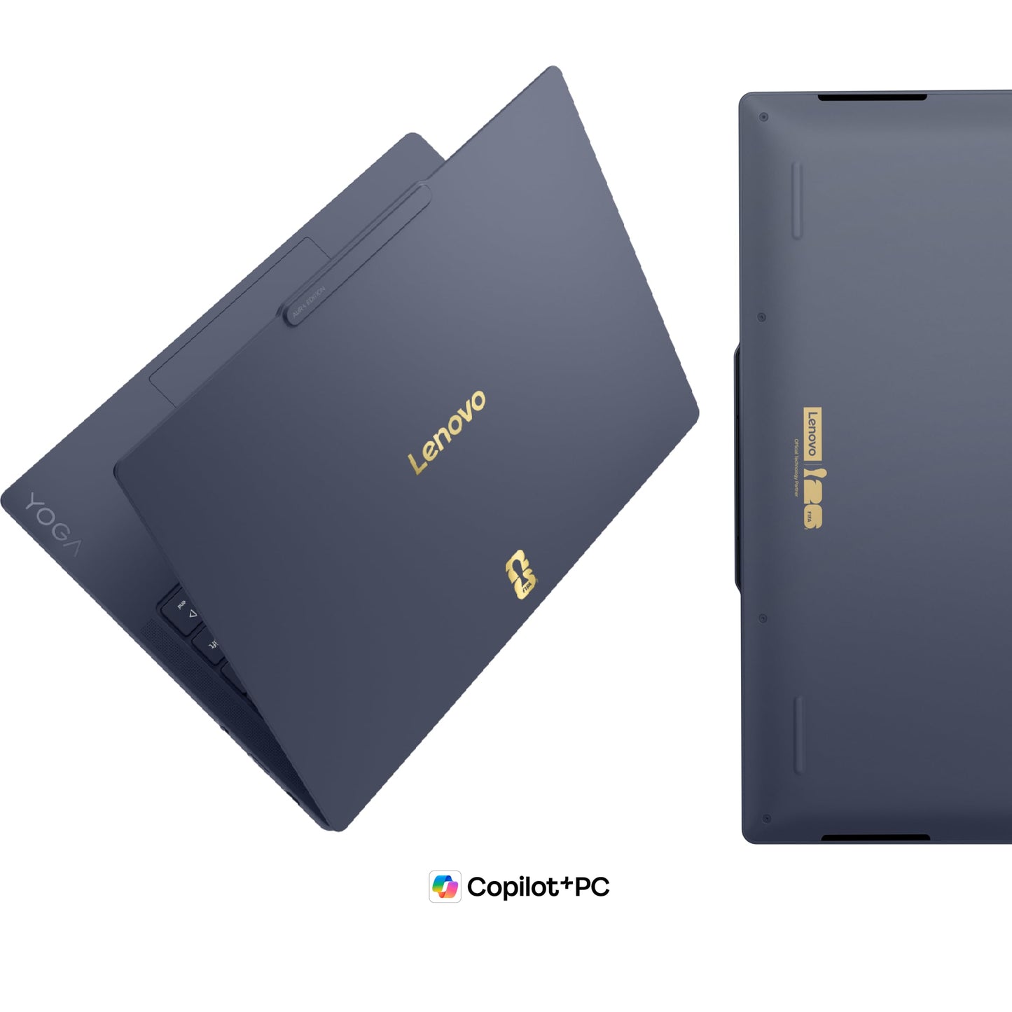 Lenovo Yoga Slim 7 FIFA World Cup 26 Edition Intel Evo Core Ultra 7 355 (32GB RAM/1TB SSD/14 (35.5cm)/2.8K WQXGA+ POLED/Copilot+ PC/Windows 11/MSO 365 Basic+Office24/Cosmic Blue/975g), 83QK007HIN