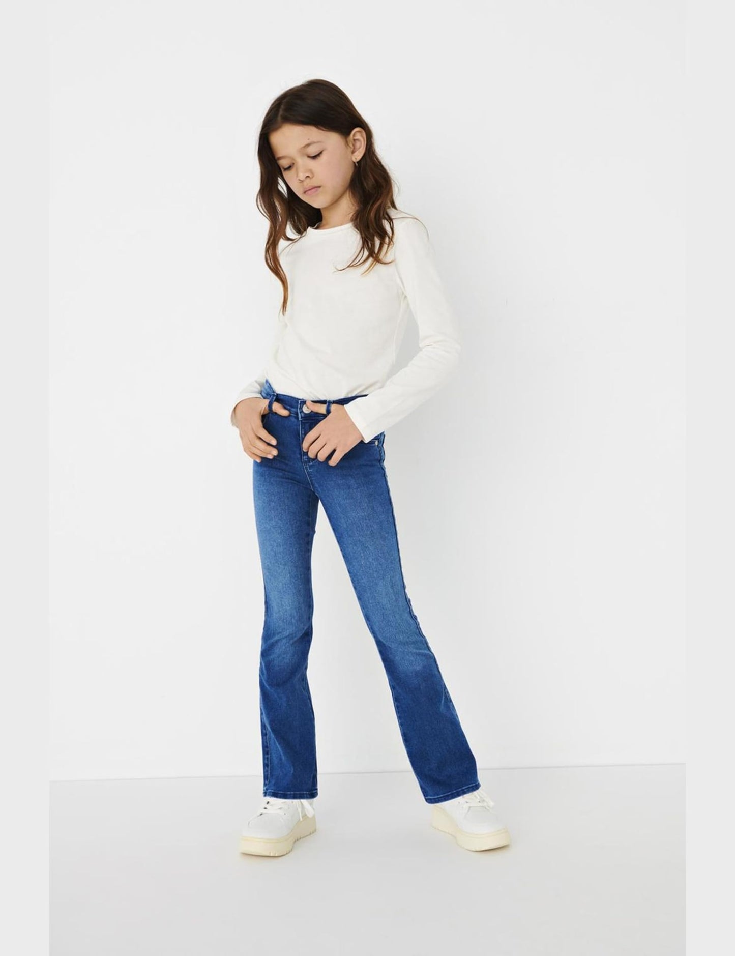KIDS ONLY Regular Fit Jeans (158220901_Medium Blue Denim_128)