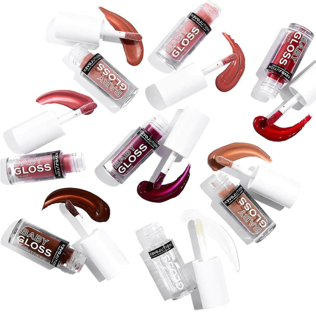 Revolution Relove Baby Gloss – Sweet | Lip Gloss for Shiny, Hydrated Lips | Lightweight, Non-Sticky, Vegan & Cruelty-Free