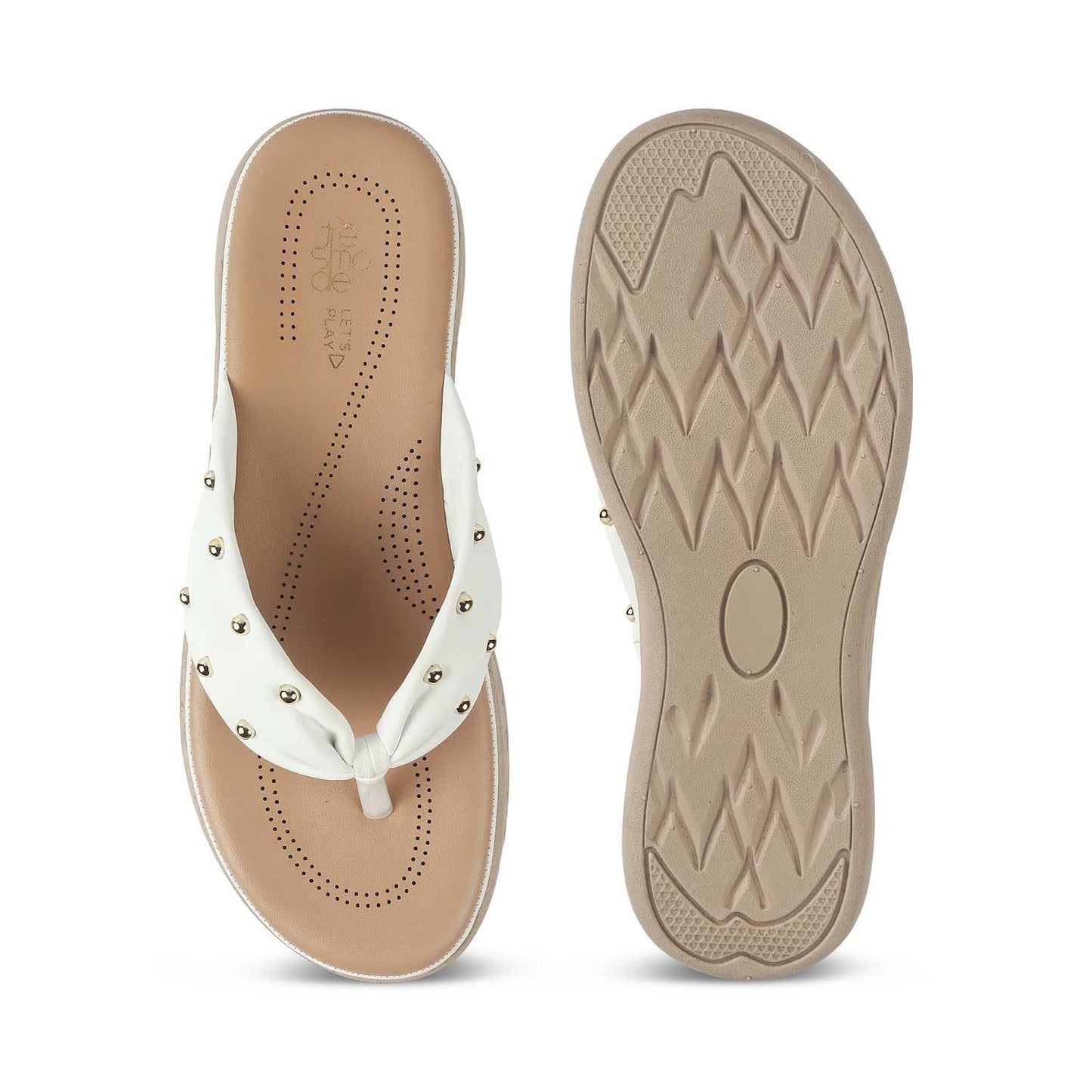 tresmode HAIV Women's Wedges Sandals Platform Heels - Round Open Toe Comfortable Soft Footwear