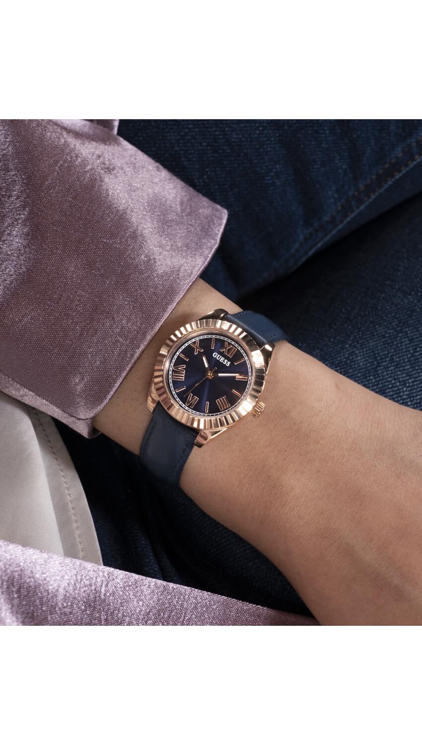 GUESS Analog Navy Dial Women's Watch-GW0761L2