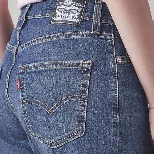 Levi's Women's 726 Mid Indigo Flared Fit High Rise Jeans