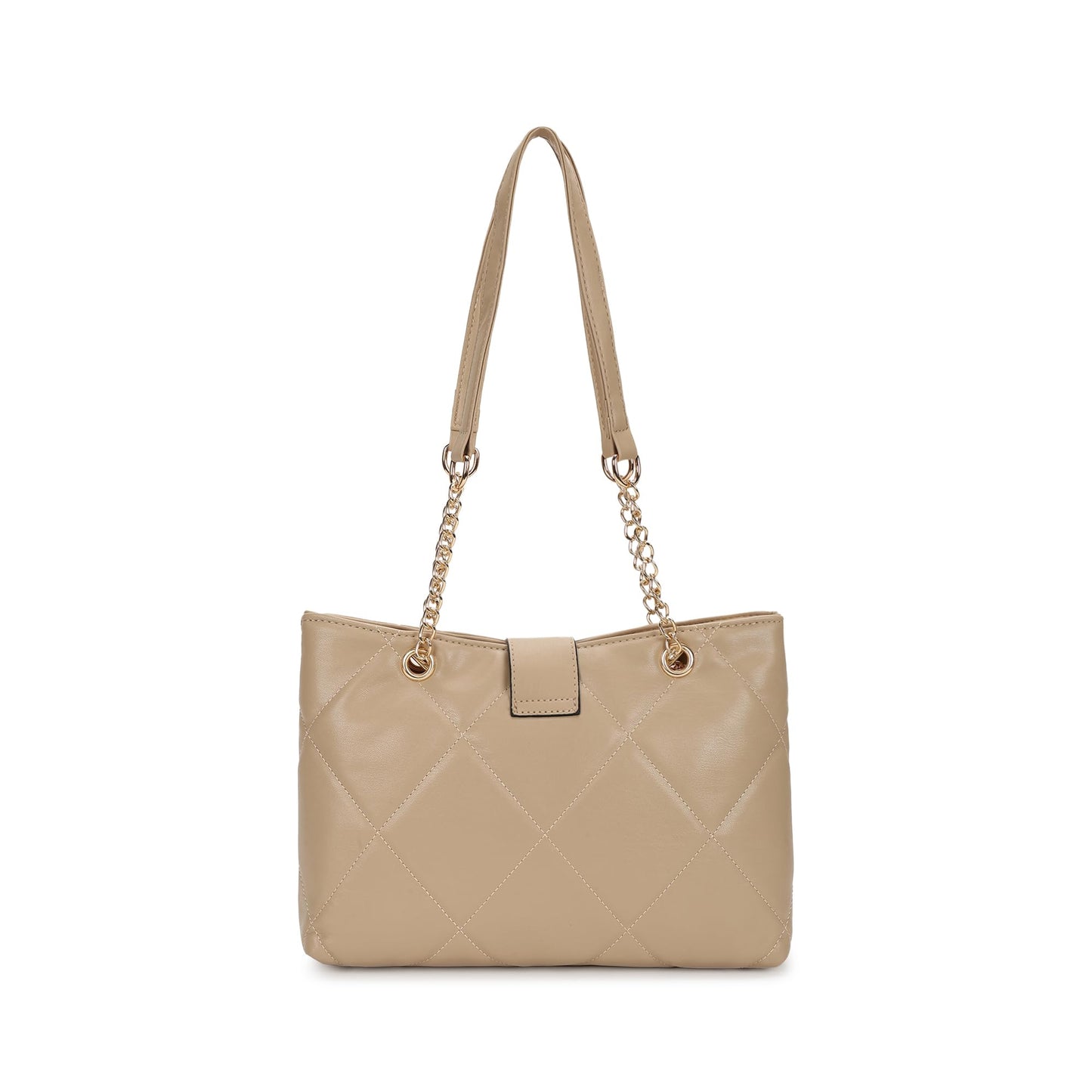 Fastrack Structured Quilted Tote Bag for Women, Girls and Ladies | Made of Premium PU Material | Tote for Casual Carry | Totes for Office and Daily Use