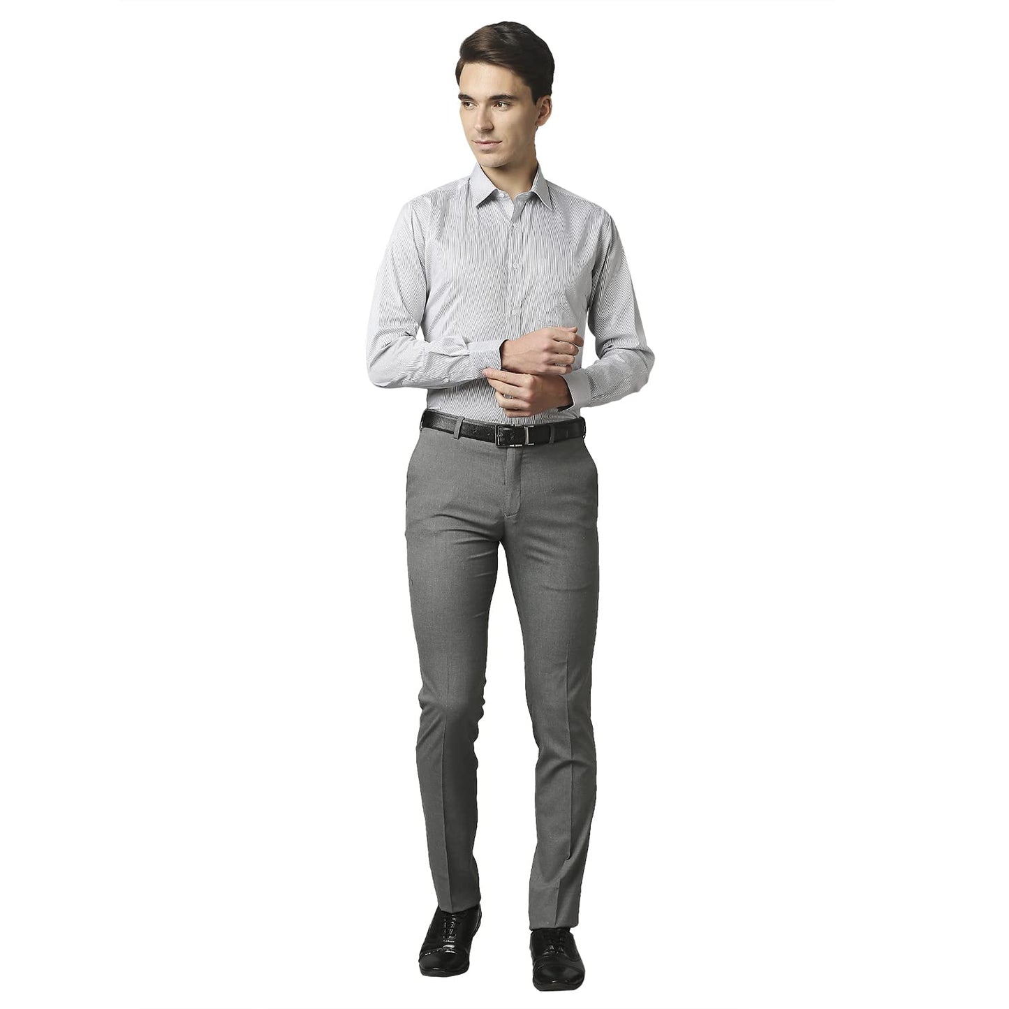 Raymond Dark Grey Trouser (Size: 30)-RMTS04351-G6
