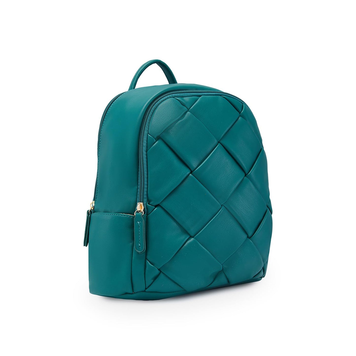 Caprese Merlin Casual Backpack, Medium | Fashion Backpack for Women with Adjustable Shoulder Strap & Secure Zip Closure | Spacious, Versatile for Everyday Outings and Travel (Green)