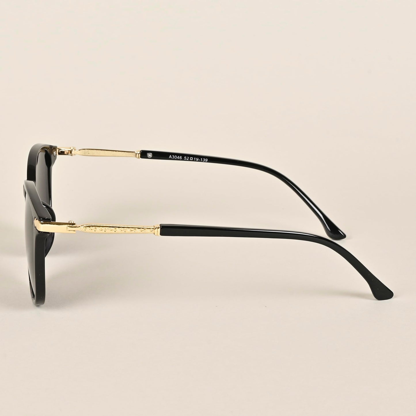 Voyage UV Protected Rectangular Women Sunglasses - (A3046MG3182T | Black Lens | Black Frame)