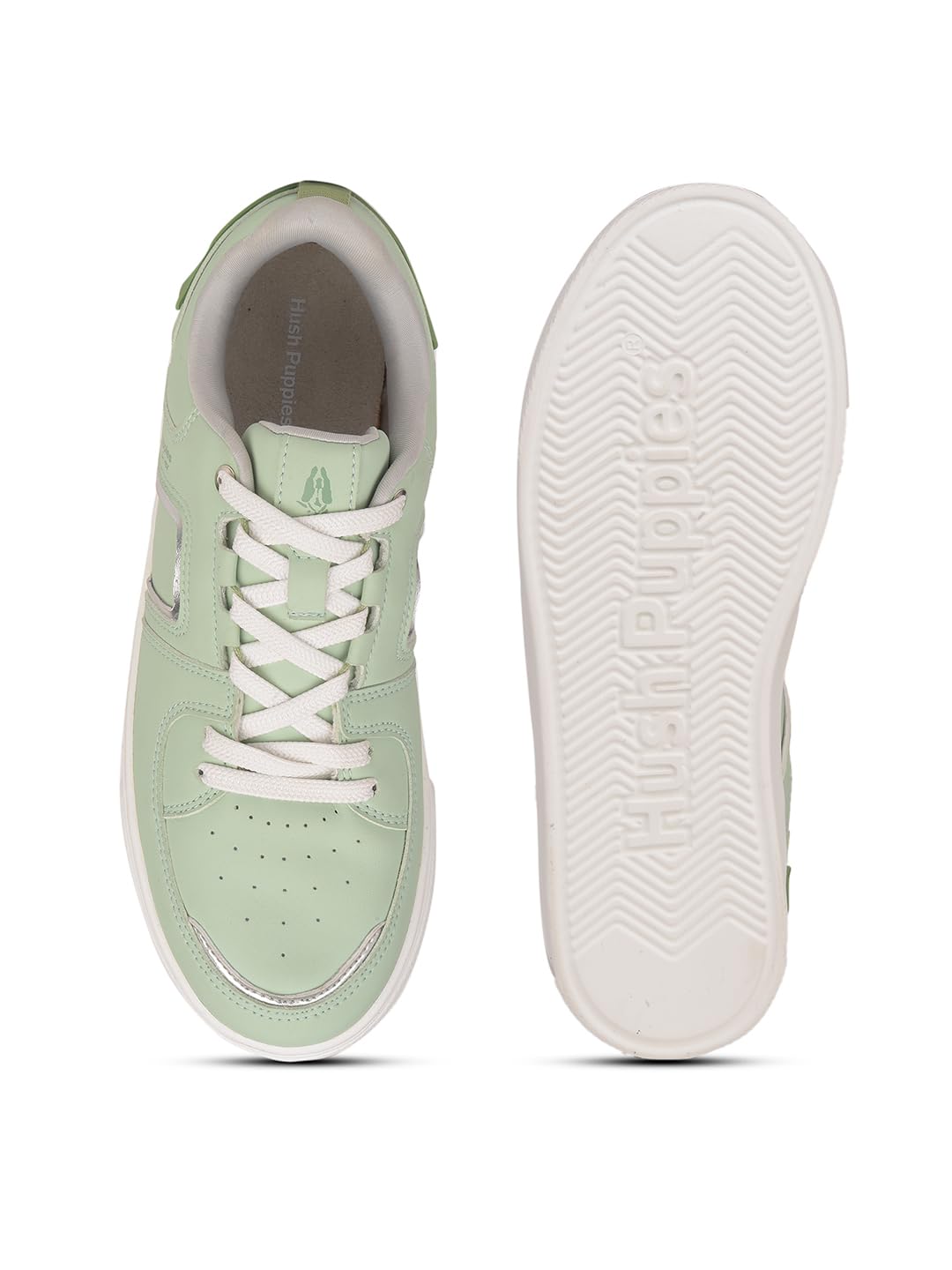 Hush Puppies Women's Casuals Shoes Light Green (4 UK)