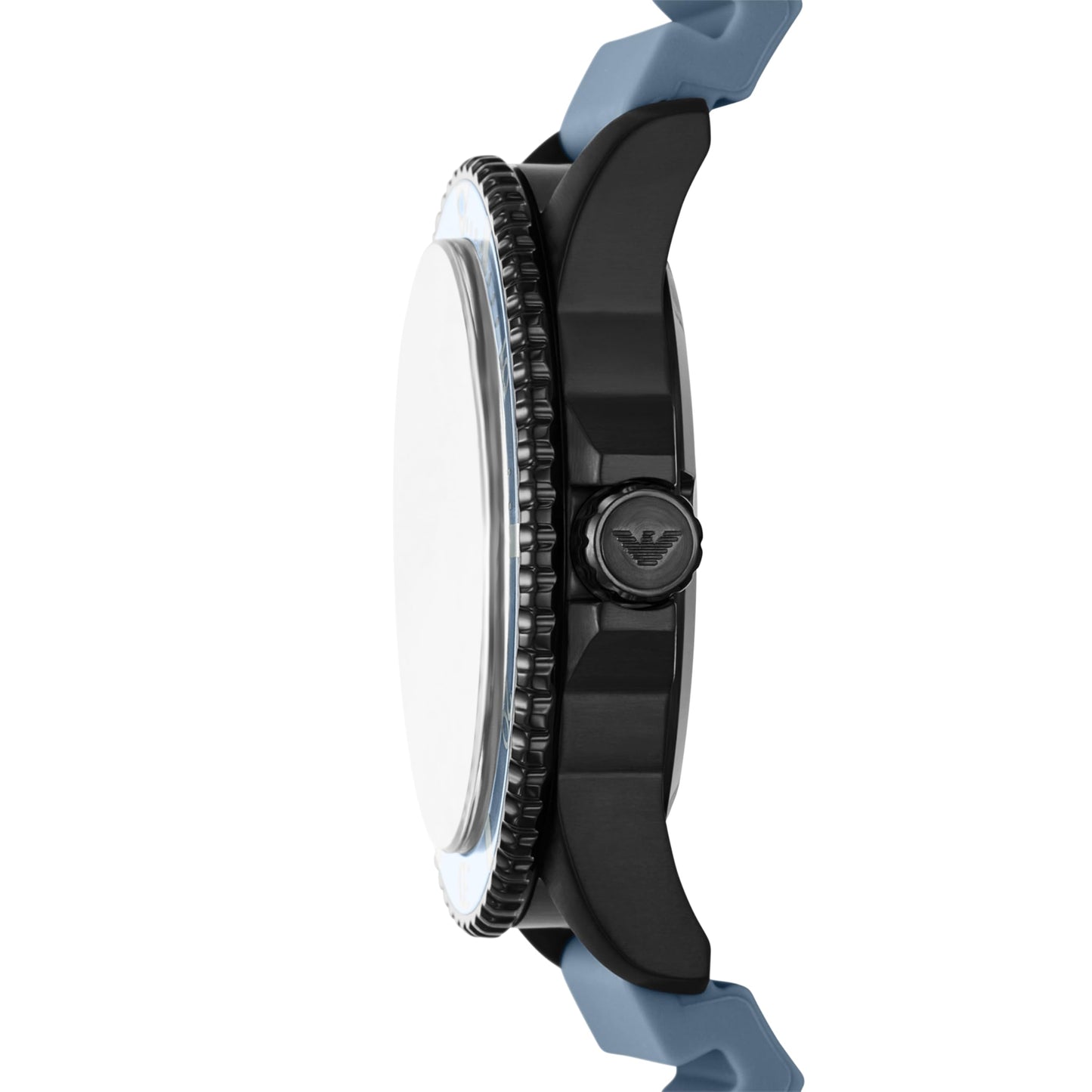 Emporio Armani N/A Blue Quartz Silicone Watch AR11685