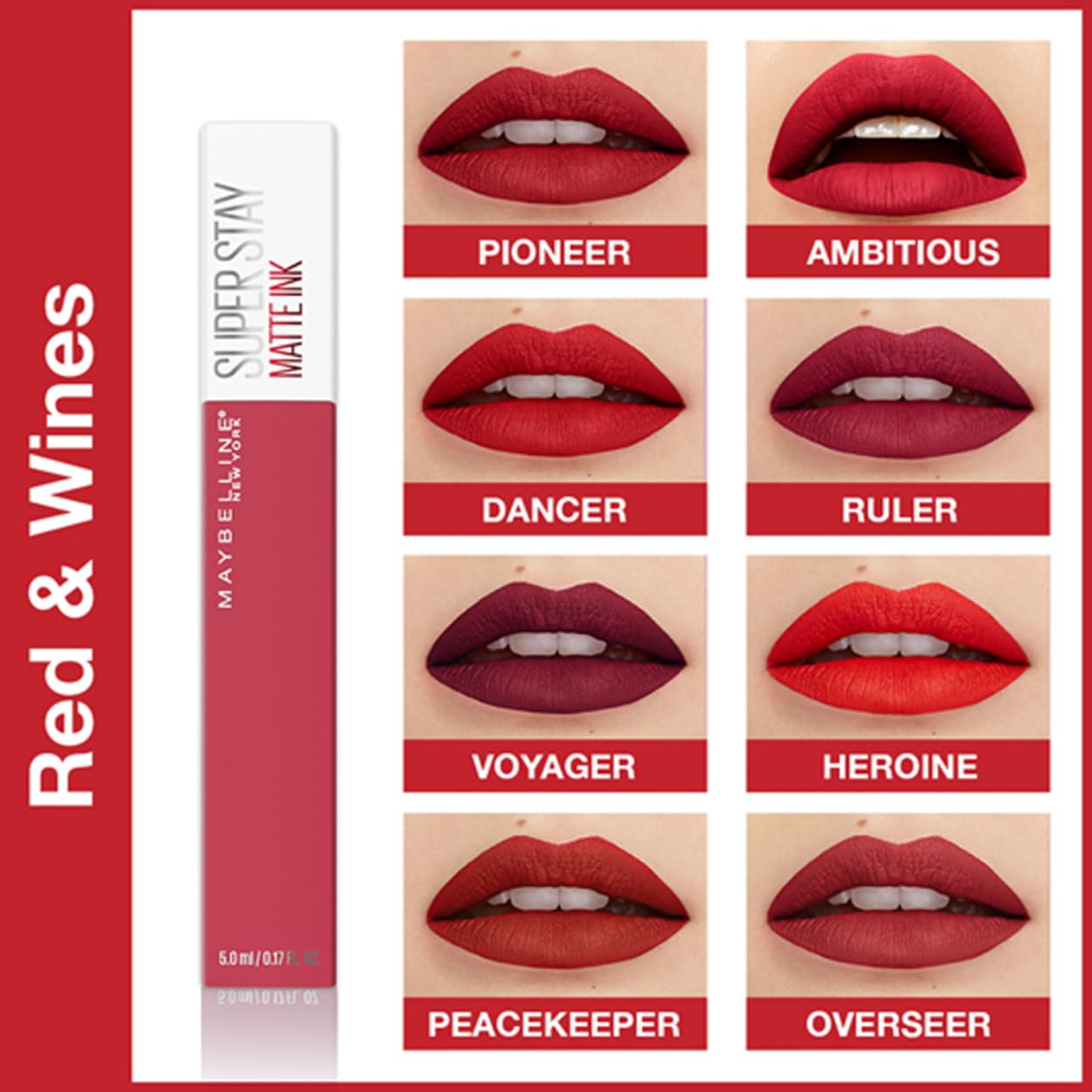 Maybelline New York SuperStay Matte Ink Liquid Lipstick - Founder, Highly pigmented, Transfer Proof & Fade Proof. Maybelline New York SuperStay Matte Ink Liquid Lipstick Lasts Up To 16 Hour | 5ml